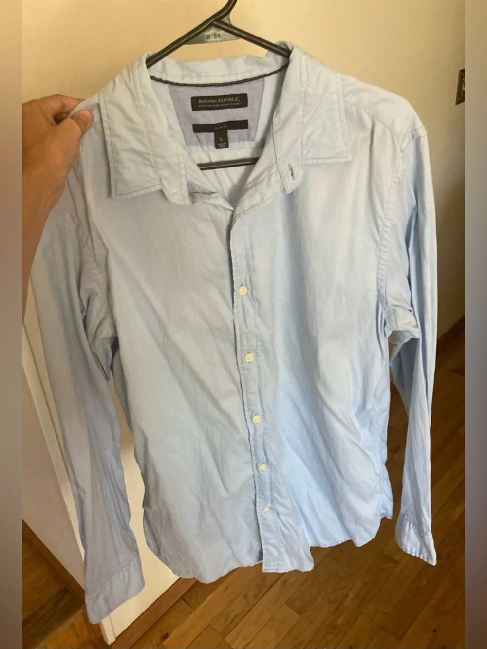 Men's Banana Republic Custom 078 Wash Shirt Button Down Size L